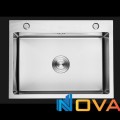 Chậu rửa chén Inox 304 100% 1 hộc NV-6045D (100%)