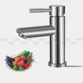 Vòi lavabo nóng lạnh điếu tròn inox304 Navier NV-720 (20cm)