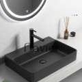 Chậu Lavabo Đặt Bàn Đen Cao Cấp Navier NV-409D