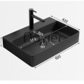 Chậu Lavabo Đặt Bàn Đen Cao Cấp Navier NV-409D