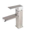 Vòi lavabo nóng lạnh vuông inox304 Navier NV-702 (30cm)