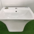 Chậu lavabo liền khối vuông Navier cao cấp NV-422