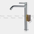 Vòi Lavabo Nóng Lạnh Inox 30cm Màu Crom Navier NV-5053-CR30