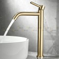 Vòi Lavabo Nóng Lạnh Inox 30cm Màu Vàng Navier NV-5053-V30