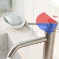 Vòi Lavabo Nóng Lạnh Inox 30cm Màu Inox Mờ Navier NV-5053-30