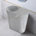 Chậu Lavabo Trụ Chất Liệu Đá Mài Cao Cấp Navier NV-477