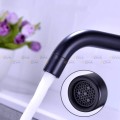 Vòi Lavabo Nóng Lạnh Inox 20cm Màu Đen Navier NV-5053-D20