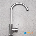 Vòi chén nóng lạnh thân uốn tròn inox 304 bóng Navier NV-206B