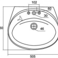  Chậu rửa lavabo Viglacera BS401