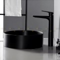 Vòi Lavabo Nóng Lạnh Đồng Thau 30cm Màu Đen Navier NV-2101AX-D30