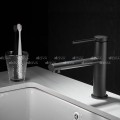 Vòi Lavabo Nóng Lạnh Inox 20cm Màu Đen Navier NV-751-D20