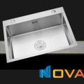 Chậu rửa chén Inox 304 100% 1 hộc NV-6045D (100%)