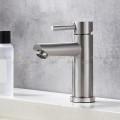 Vòi lavabo nóng lạnh điếu tròn inox304 Navier NV-720 (20cm)