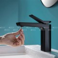 Vòi Lavabo Nóng Lạnh Inox Cao Cấp 20cm Navier NV-2104-D20