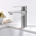 Vòi Lavabo Nóng Lạnh Inox 20cm Navier NV-5051