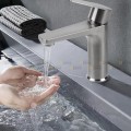 Vòi Lavabo Nóng Lạnh Inox 20cm Navier NV-5051