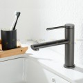 Vòi Lavabo Nóng Lạnh Inox 20cm Màu Xám Navier NV-751-X20