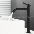 Vòi Lavabo Nóng Lạnh Inox 30cm Màu Đen Navier NV-5053-D30