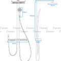 Sen Cây Tắm Phím Đàn Có Hiển Thị Nhiệt Độ Navier NV-991