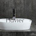 Chậu Lavabo Đặt Bàn Sứ Trắng Cao Cấp Navier NV-324