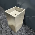 Chậu Lavabo Trụ Chất Liệu Đá Mài Cao Cấp Navier NV-475