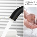 Vòi Lavabo Nóng Lạnh Inox 30cm Màu Đen Navier NV-5053-D30