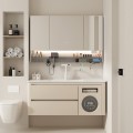 Bộ Tủ Chậu Lavabo Tràn Viền Kèm Máy Giặt Mini Navier NV-1807