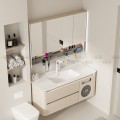 Bộ Tủ Chậu Lavabo Tràn Viền Kèm Máy Giặt Mini Navier NV-1807