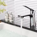 Vòi lavabo nóng lạnh đồng thau mạ crom 5 lớp Navier NV-726