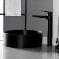 Vòi Lavabo Nóng Lạnh Đồng Thau 30cm Màu Đen Navier NV-2101AX-D30