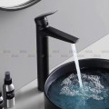 Vòi Lavabo Nóng Lạnh Đồng Thau 30cm Màu Đen Navier NV-2101AX-D30