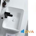 Chậu lavabo đặt bàn hoa văn vết nhớt vuông cao cấp Navier NV-417