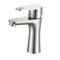 Vòi lavabo nóng lạnh eo inox304 Navier NV-701 (15cm)