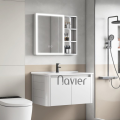 Bộ Tủ Chậu Lavabo Nhôm Màu Xám Navier Cao Cấp NV-584X60