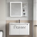 Bộ Tủ Chậu Lavabo Nhôm Màu Xám Navier Cao Cấp NV-584X60