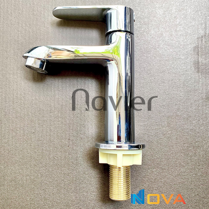 Vòi lavabo lạnh inox304 thẳng 