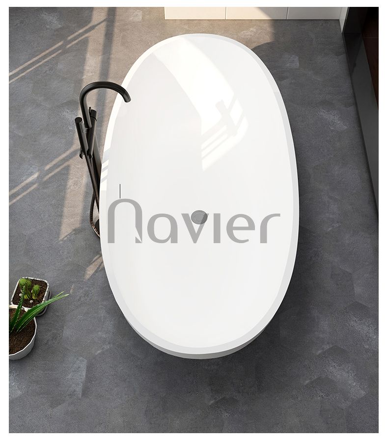 Chậu Tắm Nằm Oval Acrylic Navier