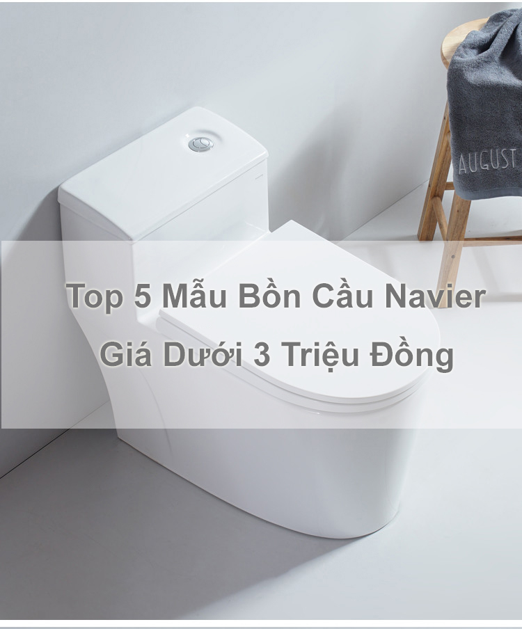 Bật Mí Top 5 Mẫu Bồn Cầu Navier Giá Dưới 3 Triệu Đồng